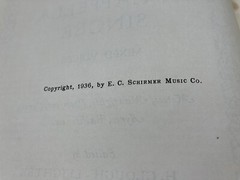 The A Cappella Singer: Mixed Voices – Songbook Collection (Copyright 1936)