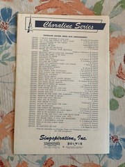 1964 « Surely Goodness & Mercy » Sheet Music By John W. Peterson & Alfred B. Smith