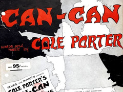 CAN-CAN Cole Porter C&rsquo;EST MAGNIFIQUE Show Vintage Sheet Music 1953