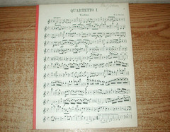 W.A. MOZART QUARTETTE FOR PIANO/VIOLIN GERMAN SHEET MUSIC BOOK EDITION PETERS