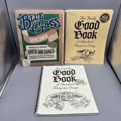 Blue Grass Songbook + The Really Good Book Of Bluegrass Songs, 3 Book Lot