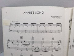 Annies Song Sheet Music John Denver Piano Guitar Vocals 70s Folk Country F4A