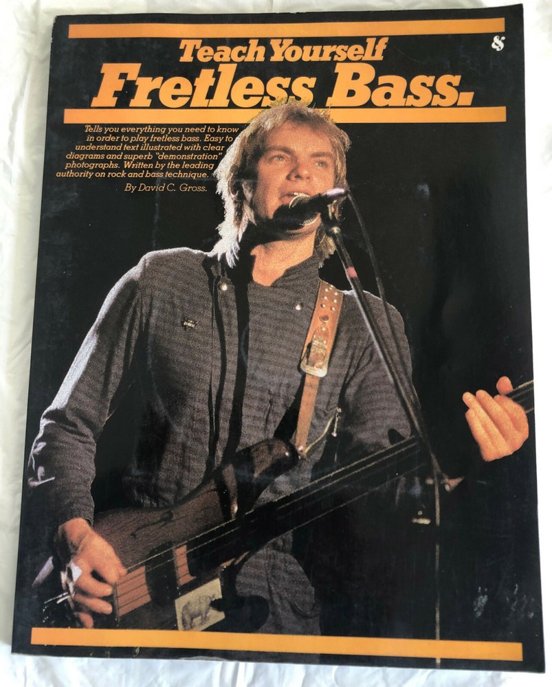 Teach Yourself Fretless Bass by David C. Gross Sheet Music Song Book
