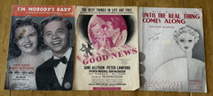 Mixed Lot of 80+ Vintage 1920&rsquo;s-1930&rsquo;s Piano Vocal Sheet Music. Folk, Pop, Etc.