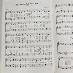 Jesus Of Nazareth Easter Service Choir Book Lillenas Sheet Music Cantata 1971