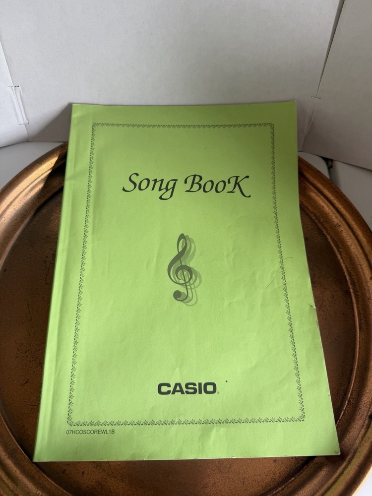 Casio Song Book Sheet Music for Keyboard & Piano – World, Holiday, Folk
