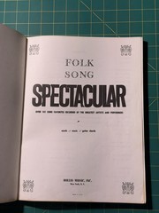 Folk Song Spectacular: Over 101 Song Favorites… Hollis Music – Paperback