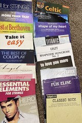 Various Piano-Violin-Guitar Music Books/Sheets 35 Pieces