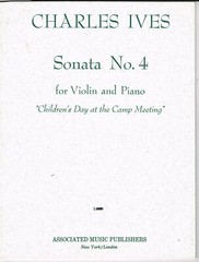 AMP Sheet Music Charles Ives Sonata No. 4 for Violin and Piano