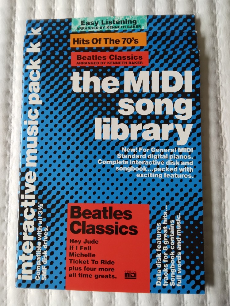 Sheet Music 24 Great Songs Beatles, 70s, Easy Listening (No MIDI Disks)