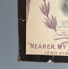 PRESIDENT McKINLEY’s FAVORITE HYMNS Sept 1901 Sheet Music Nearer My God To Thee