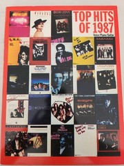 TOP HITS OF 1987 Music Book Piano Voice Guitar~Genesis~Bon Jovi~ Madonna~Chicago
