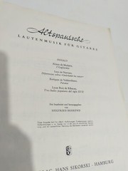 4 Spanish Composers For Classical Guitar Rare Sheet Music Book,1959 Edition