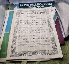 Vintage Sheet Music Assorted Lot Of 10 Used Guitar Ukulele Vocals Piano lyrics