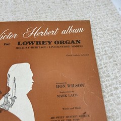 Vintage Victor Herbert Album for Lowrey Organ M Witmark & Sons 1958