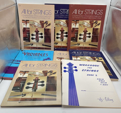 Lot of 20 All for Strings & Other Strings Books Violin Viola Cello String Bass