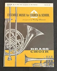 Wesley Hanson Ensemble Music Church School Brass Choir 7 Book Partial Set