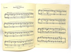 A Mountain Journey Sheet Music 1946 Prelude for Piano Wright Beginner US Seller