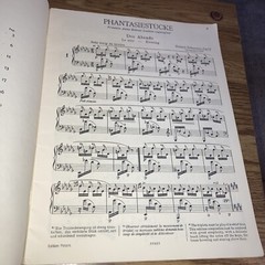 Fantasiestücke, Op.12 Robert Schumann Piano Sheet Music, Edition Peters