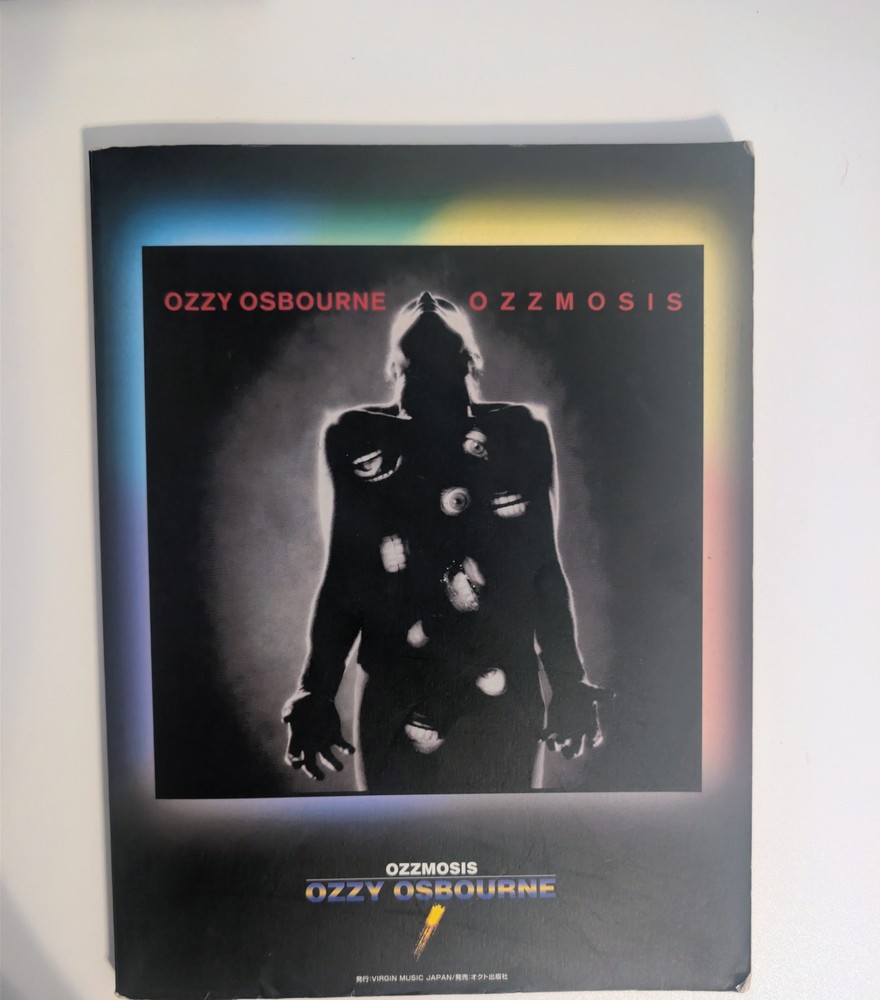 Ozzy Osbourne Ozzmosis Japan Band Score Song Book Guiar TAB Zakk Wylde Sabbath