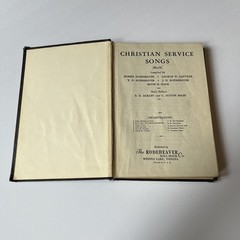 Christian Service Songs – 1939 Hymnal – Hardcover Multiple Orchestrations