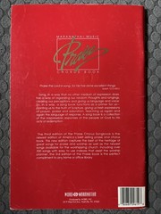 Vintage 1993 Maranatha Music Praise Chorus Book Words Only Expanded 3rd Edition