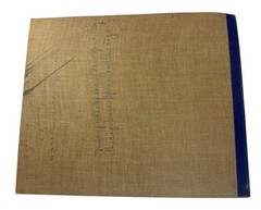 University Series Blue Music Book No. 8 Blank Sheet Music Vintage