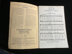 Twice 55 Plus Community Songs 1926 Vintage Song Book Hawkes & Sons London