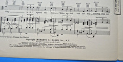 Vintage Sheet Music &lsquo;Thinking of you&rsquo; Fred Astaire Red Skelton Piano Vocal Uke
