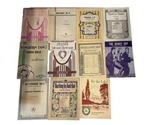 Vintage Sheet Instrument Piano Music Polka Wedding Plays Guitar Foreign Xmas