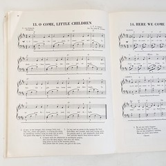 Vintage 1959 Sing Along Play Along Christmas Songs and Tunes Sheet Music Book