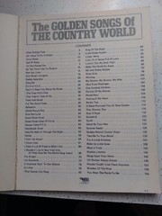THE GOLDEN SONGS OF COUNTRY MUSIC – Sheet Music -160 pages