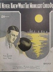 I NEVER KNEW WHAT THE MOONLIGHT CAN DO Piano Sheet Music, Lyrics Uke Chords 1926