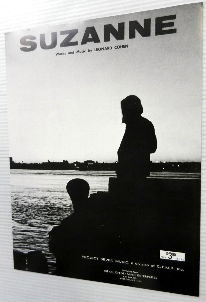 LEONARD COHEN sheet music SUZANNE Music 60&rsquo;s FOLK POP #228