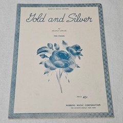 Gold and Silver for Piano Robbins Royal Edition by Franz Lehar Sheet Music