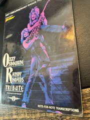 Ozzy Osbourne Randy Rhoads Tribute Sheet Music Guitar Tablature Book 002507904