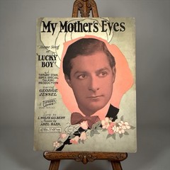 My Mother’s Eyes Sheet Music Lucky Boy George Jessel Leo Feist Gilbert Baer 1929