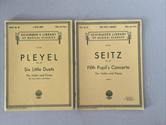 Schirmer&rsquo;s Library of Musical Classics Violin and Piano Lot of 10 Free Shipping