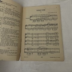 Requiem Words Selected form Holy Scriptures Solos Organ Johannes Brahms Opus 45