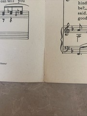 Vintage 1950 Sheet Music Poster I Almost Lost My Mind featuring Pat Boone