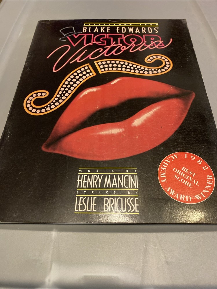 Victor Victoria Vocal selections Henry Mancini Blake Edwards Paperback Book 1982