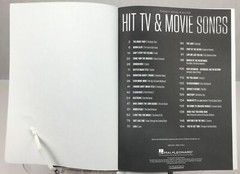 Hal Leonard Hit TV and Movie Songs Piano Vocal Guitar Songbook Sheet Music