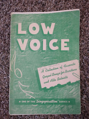 Low Voice Volume One Singspiriation Series 1945 Alfred B. Smith Baritone & Alto