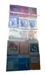 Vintage Sheet Music Lot Of 15 1930s-1970s Elvis Love Me Tender Patti Page & More