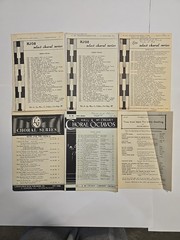 Lot of 30 Choral Choir Sheet Music SATB Vintage Religious Various Church Songs