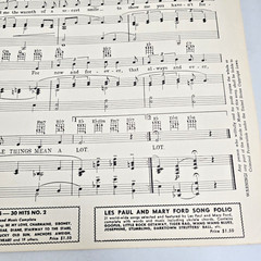 Little Things Mean A Lot 1954 Sheet Music Piano Lyrics Chords Lindeman Kallen