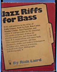 Rock and Jazz Riffs for the Bass. Lot: 2 Vintage Books By Tom Wolk & Rich Laird
