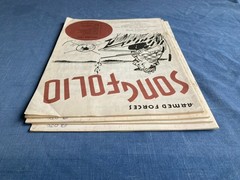 Lot 4 ARMED FORCES SONG FOLIO Nov 1959 Aug 1962 Jan 1963 Apr 1963 Music & Verses
