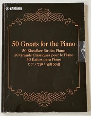 Yamaha 50 Greats for the Piano ~ Condition Issues Though Complete