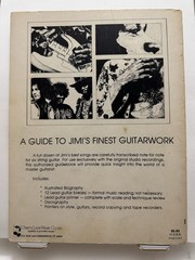 Jimi Hendrix, Note for Note, Richard Daniels, Songbook, 1980
